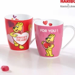 Kaffeebecher HARIBO Sweet Heart | 360 ml | rot
