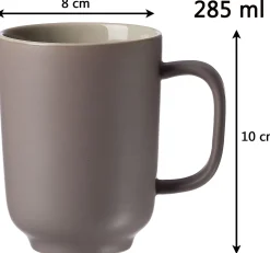 Kaffeebecher Jasper | 285 ml | taupe