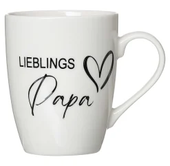 Kaffeebecher Lieblingspapa | 310 ml | weiss