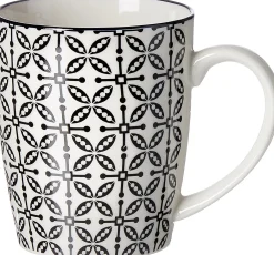 Kaffeebecher Takeo Leaves | 350 ml | schwarz