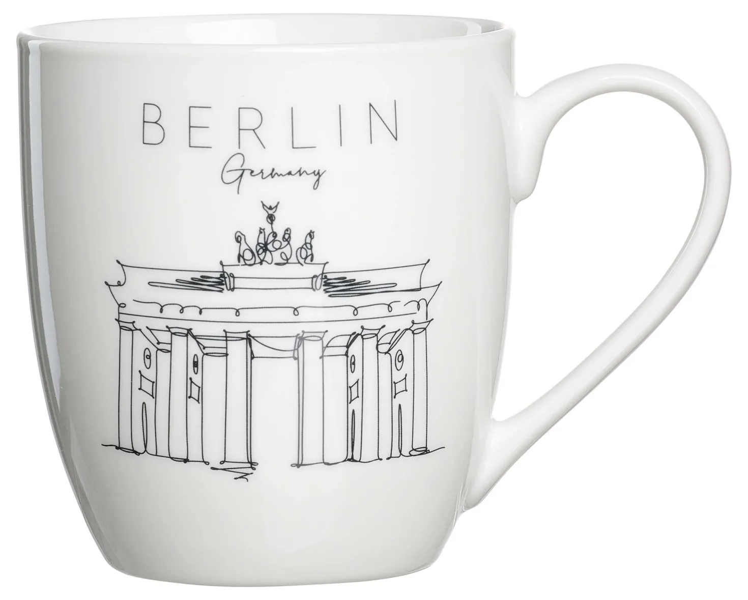 Kaffeebecher Travel Berlin | 500 ml | weiss