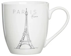 Kaffeebecher Travel Paris | 500 ml | weiss