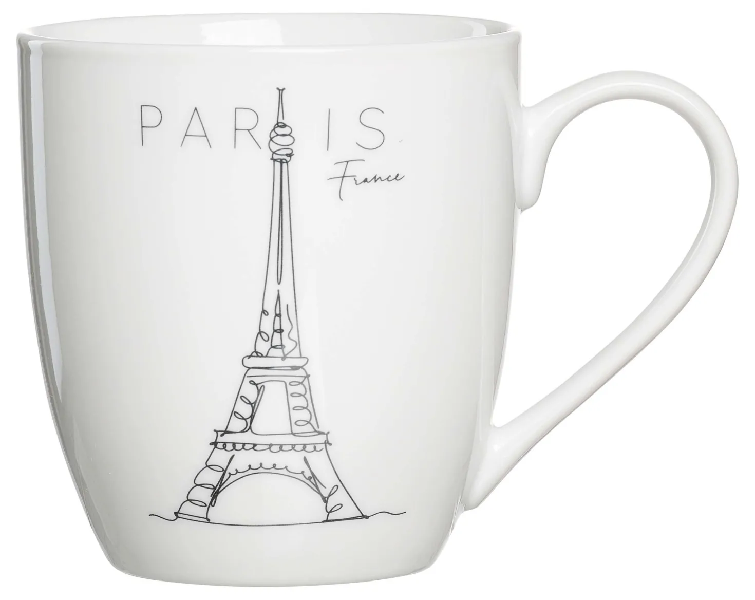 Kaffeebecher Travel Paris | 500 ml | weiss