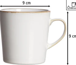 Kaffeebecher Visby | 400 ml | weiss