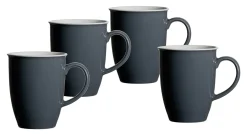 Kaffeebecher-Set Doppio | 4-teilig | 320 ml | anthrazit