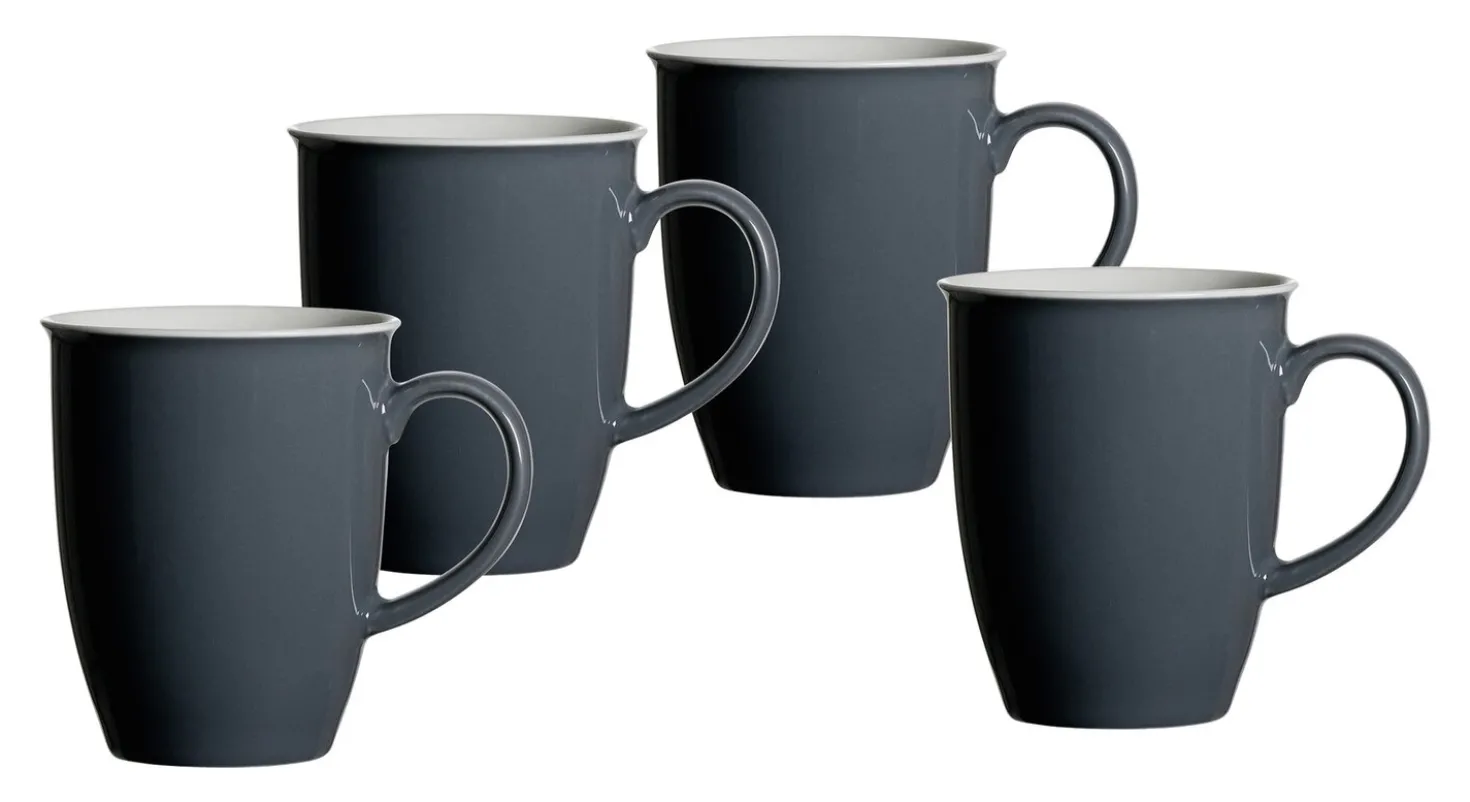 Kaffeebecher-Set Doppio | 4-teilig | 320 ml | anthrazit