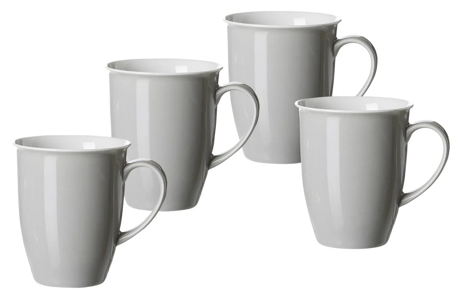 Kaffeebecher-Set Doppio | 4-teilig | 320 ml | grau