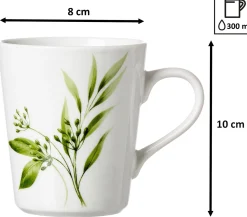 Kaffeebecher-Set Evora | 6-teilig | grün