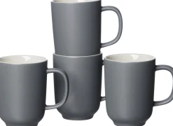 Kaffeebecher-Set Jasper | 4-teilig | 285 ml | grau
