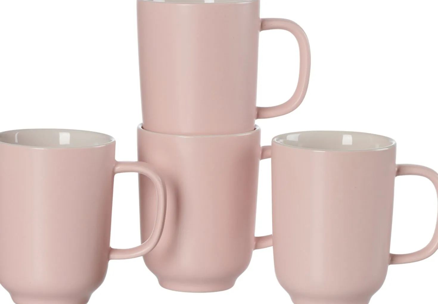 Kaffeebecher-Set Jasper | 4-teilig | 285 ml | rose