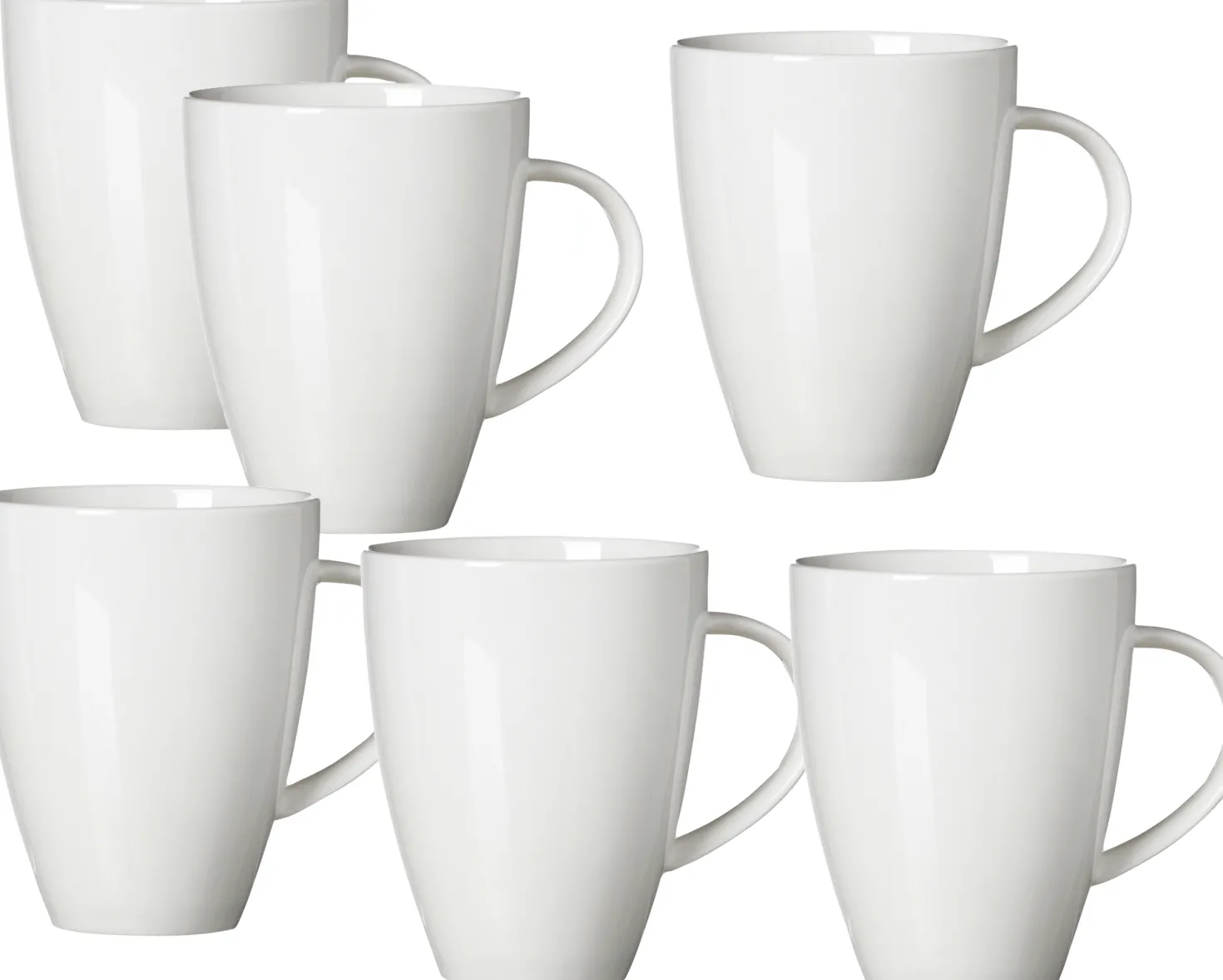 Kaffeebecher-Set Melodie | 6-teilig | 300 ml | weiss