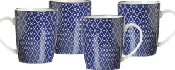 Kaffeebecher-Set Royal Reiko | 4-teilig | 350 ml | blau
