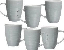 Kaffeebecher-Set Suomi | 6-teilig | 310 ml | graublau