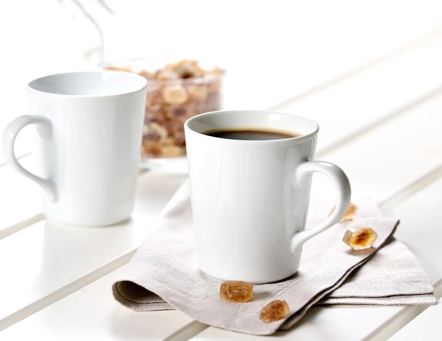 Kaffeebecher-Set Vio | 6-teilig | 300 ml | weiss