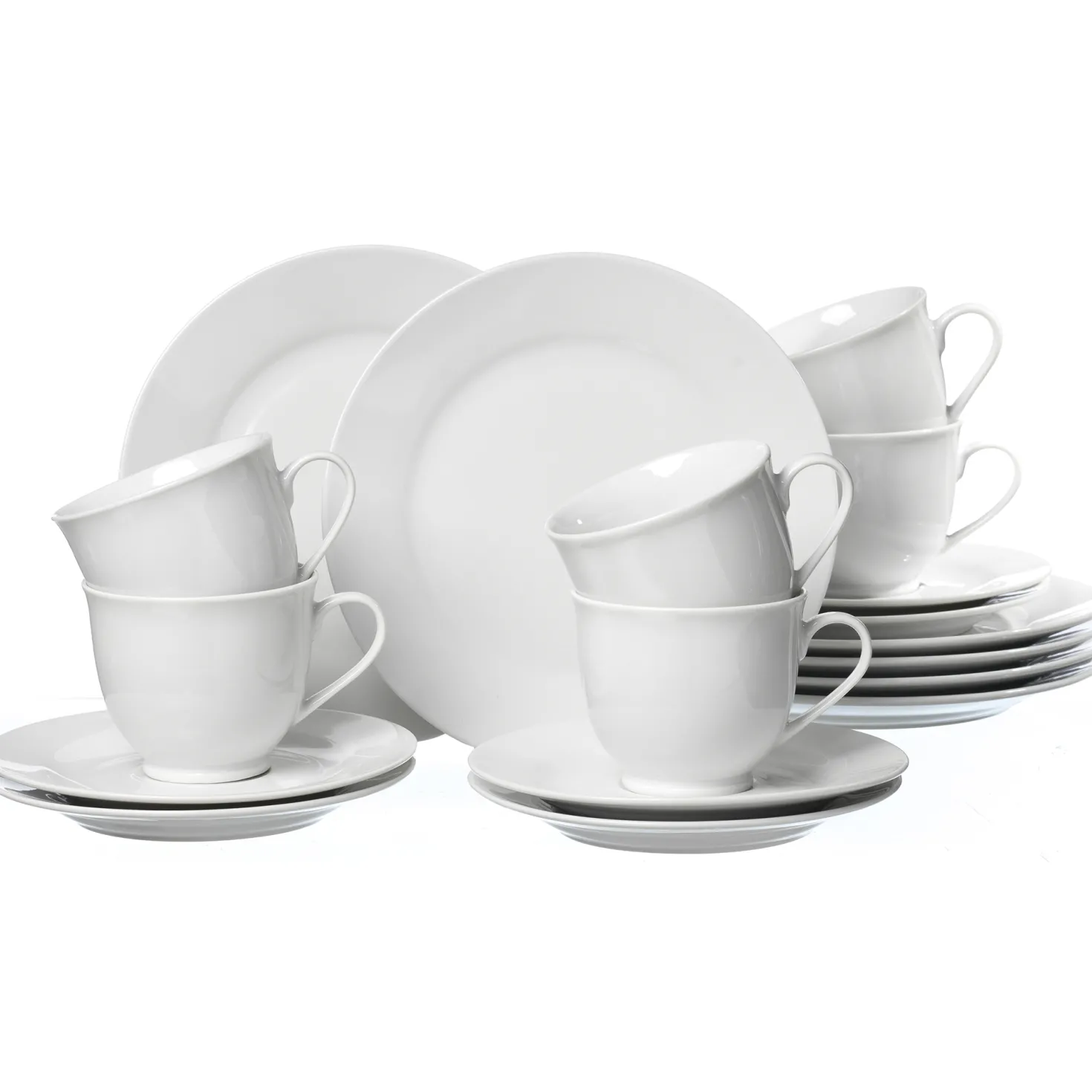 Kaffeeservice Bianco | 18-teilig | weiss