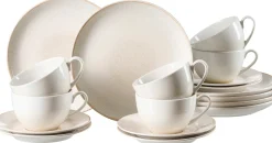 Kaffeeservice Cara | 18-teilig | beige