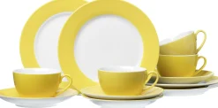 Kaffeeservice Doppio | 12-teilig | gelb
