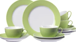 Kaffeeservice Doppio | 12-teilig | grün
