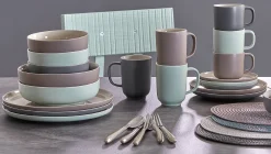 Kaffeeservice Jasper | 12-teilig | grau