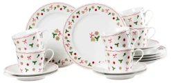 Kaffeeservice Lebkuchen | 18-teilig | weiss