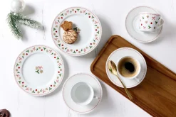 Kaffeeservice Lebkuchen | 18-teilig | weiss