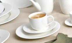 Kaffeeservice Saphir | 18-teilig | weiss