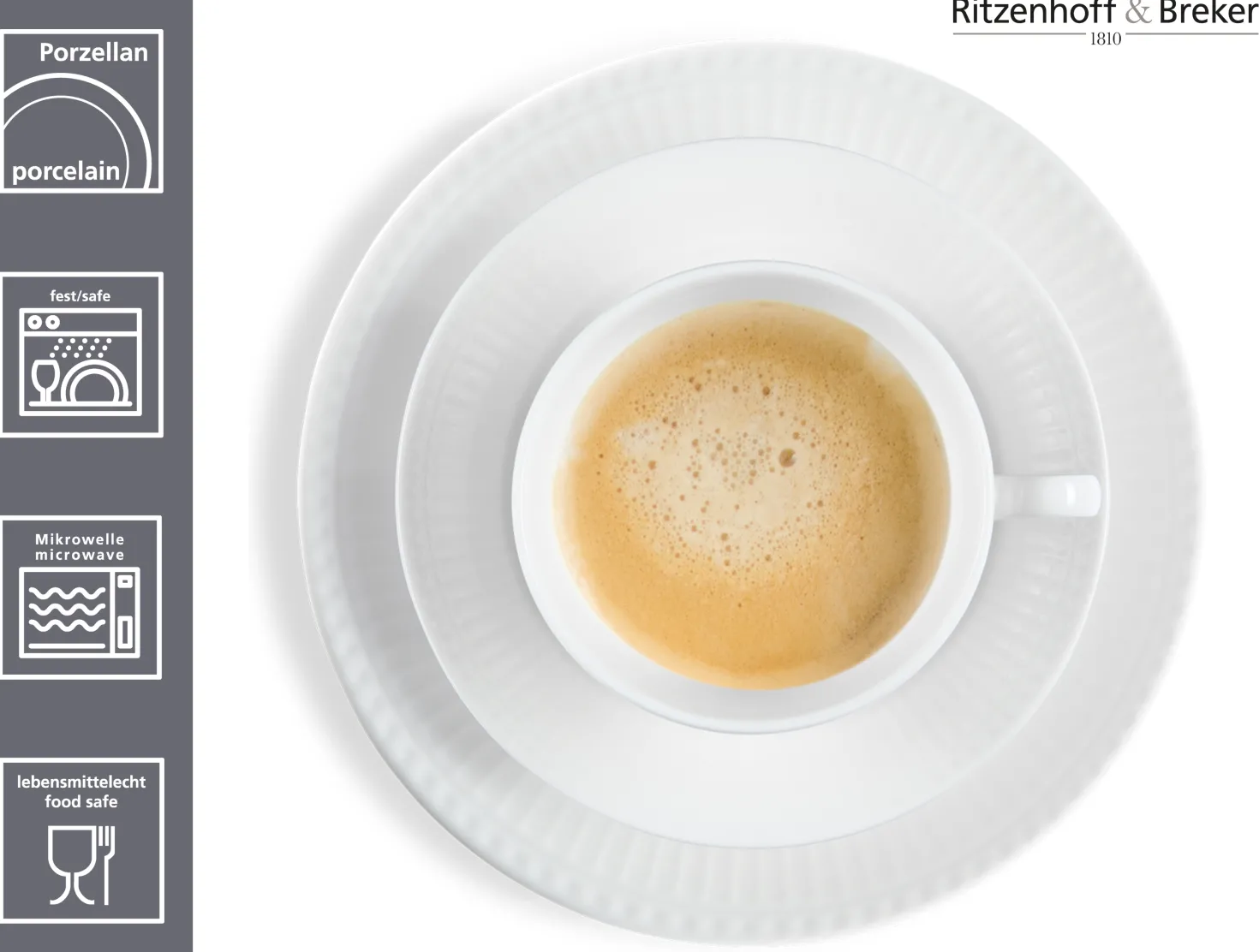 Kaffeeservice Sofia | 18-teilig | weiss