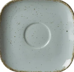 Kaffeeuntertasse Casa | 13,5 cm | blau | quadratisch