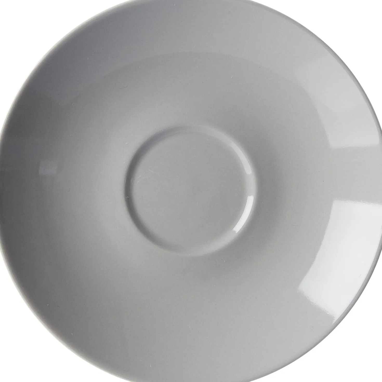 Kaffeeuntertasse Doppio | 16 cm | grau