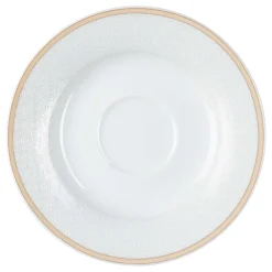Kaffeeuntertasse Geo | 15,5 cm | weiss