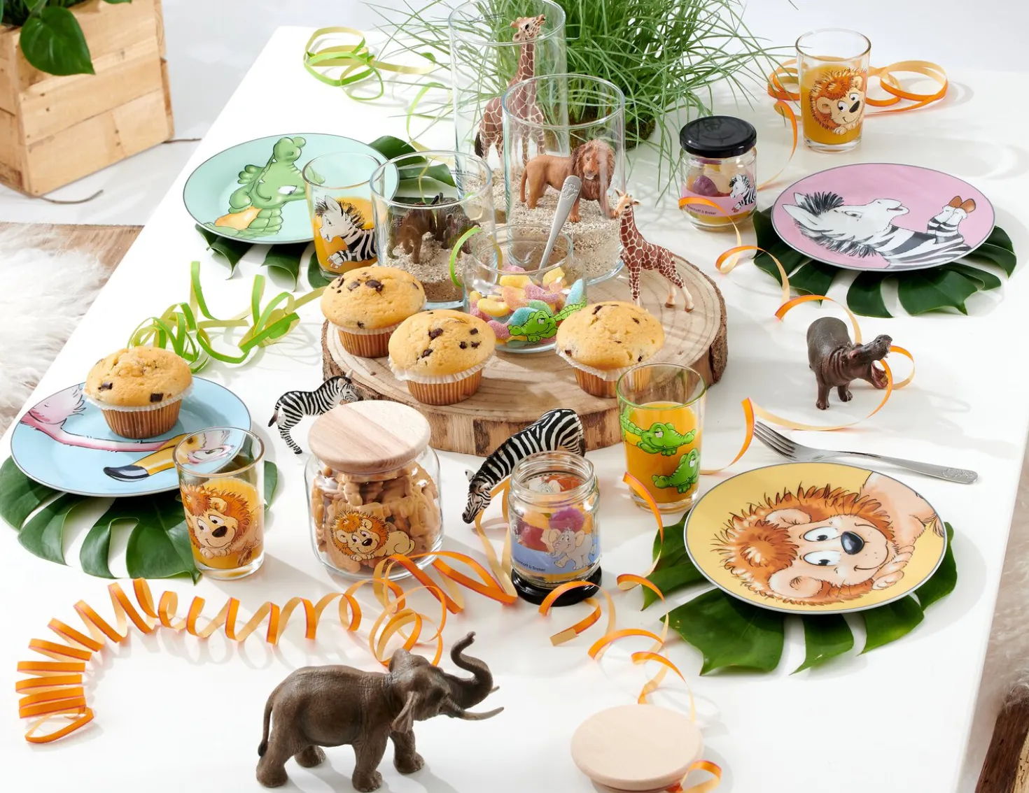 Kinderbecher Happy Zoo Leo | 270 ml | orange