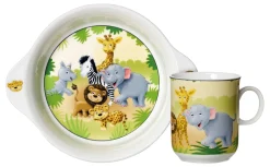 Kindergeschirr-Set Afrikatiere | 2-teilig