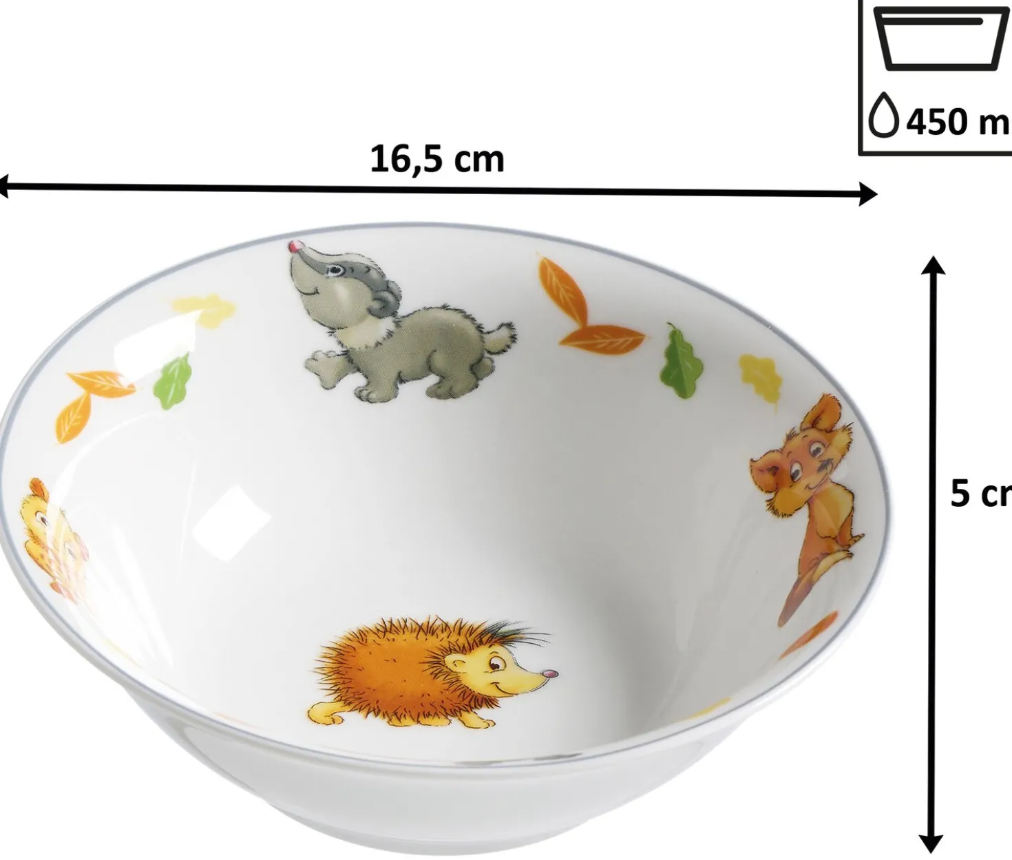 Kindergeschirr-Set Waldtiere | 10-teilig