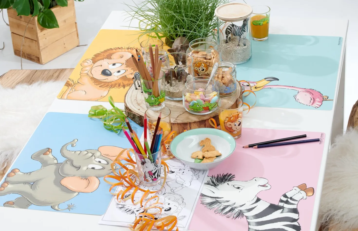 Kindergläser-Set Happy Zoo | 3-teilig | 205 ml