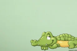 Kinderplatzmatte Happy Zoo Koko | 45 x 30 cm | türkis
