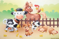 Kinderplatzmatte Hoftiere | 45 x 30 cm