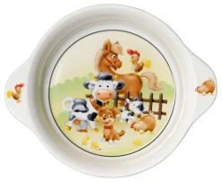 Kinderschale Hoftiere | 21,5 x 17,5 x 4,5 cm | mit Griff