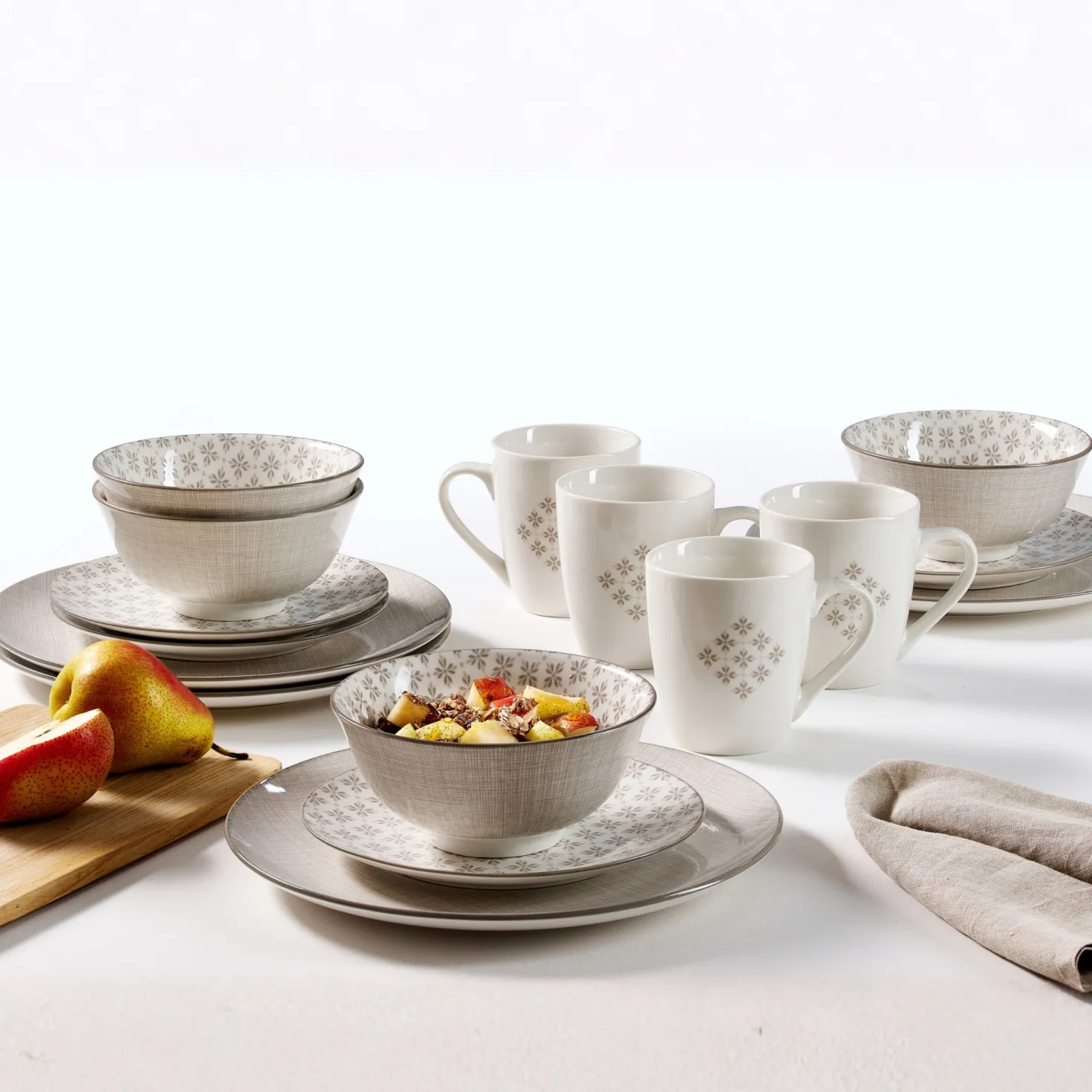 Kombiservice Della | 16-teilig | beige