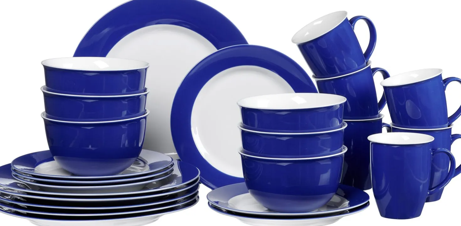 Kombiservice Doppio | 24-teilig | blau