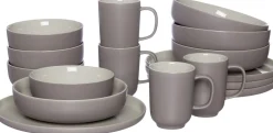Kombiservice Jasper | 16-teilig | taupe
