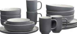Kombiservice Jasper | 16-teilig | grau