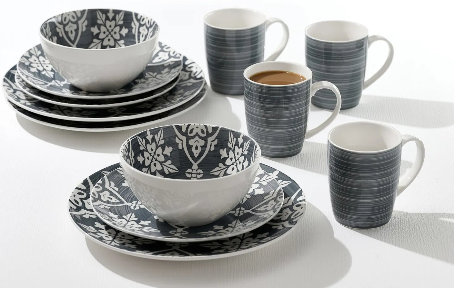 Kombiservice Salina | 16-teilig | blau