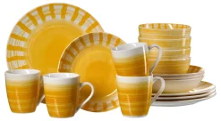 Kombiservice Sole Mio | 16-teilig | gelb