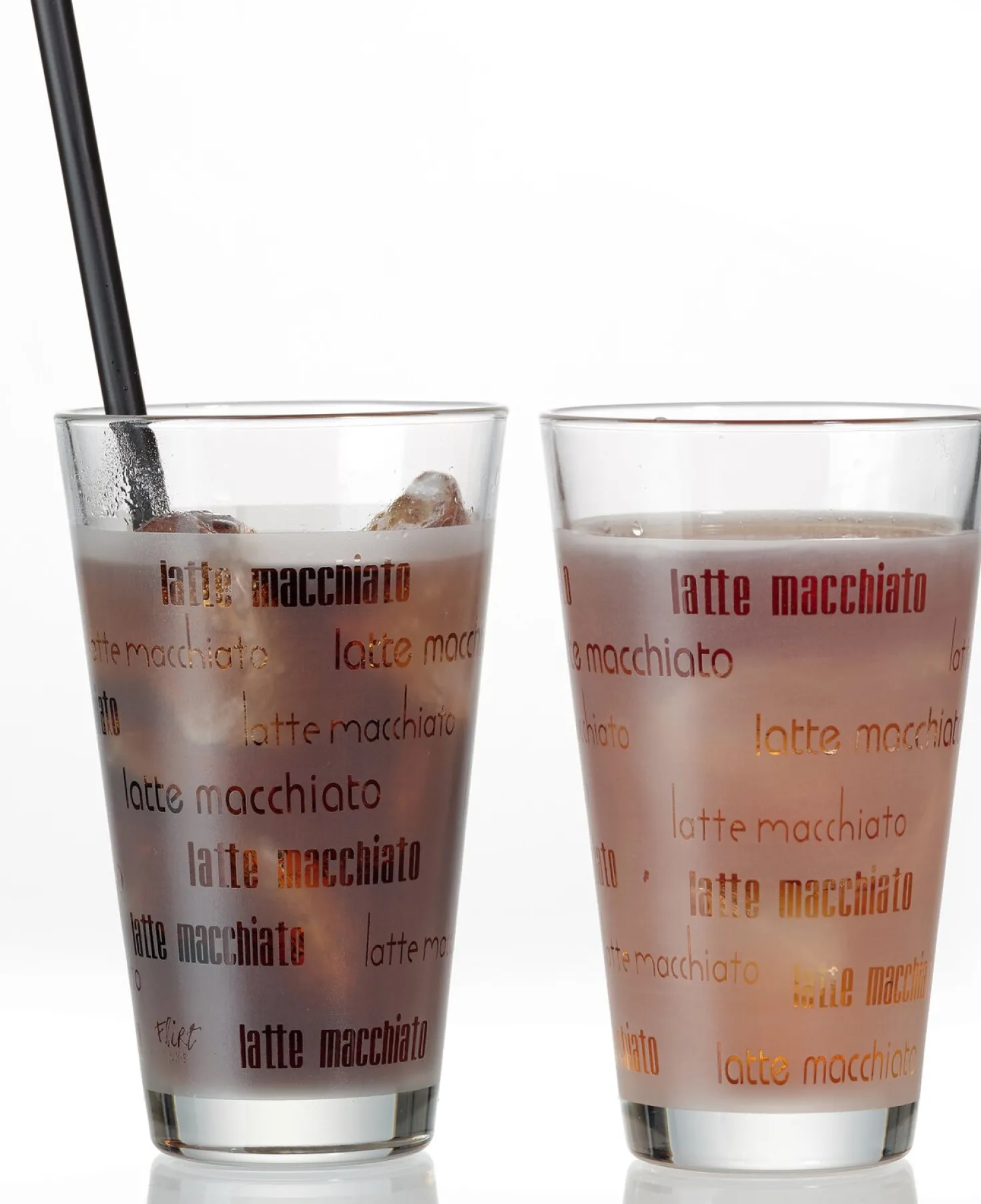 Latte Macchiato Glas Chicco | 330 ml | weiss