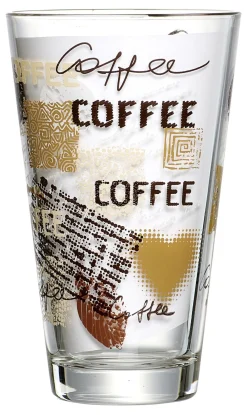 Latte Macchiato Glas Crema | 330 ml | braun