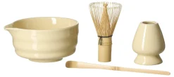 Matchaset Zen | 4-teilig | creme