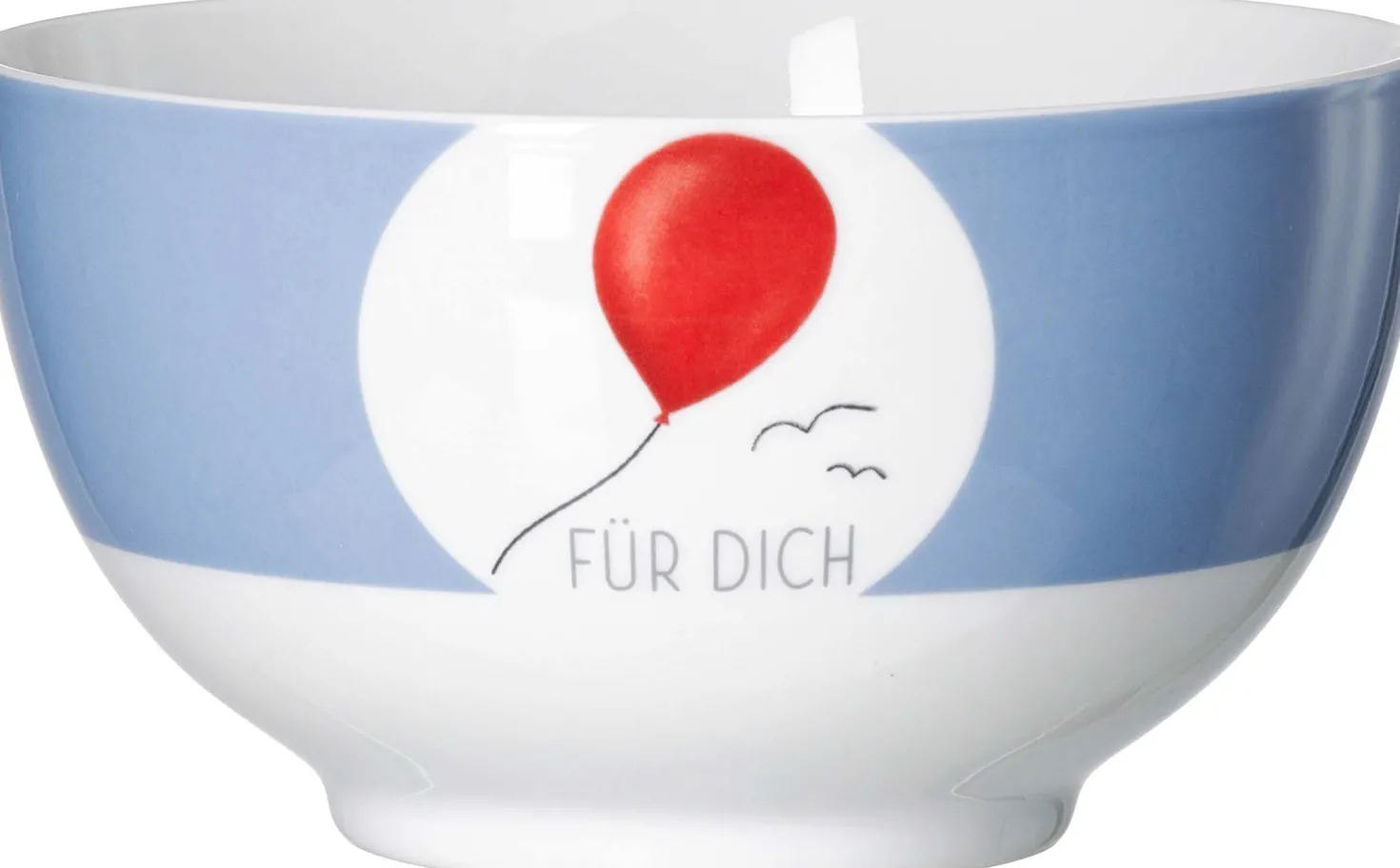 Müslischale Glück Ballon | 850 ml | blau