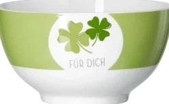 Müslischale Glück Klee | 850 ml | grün