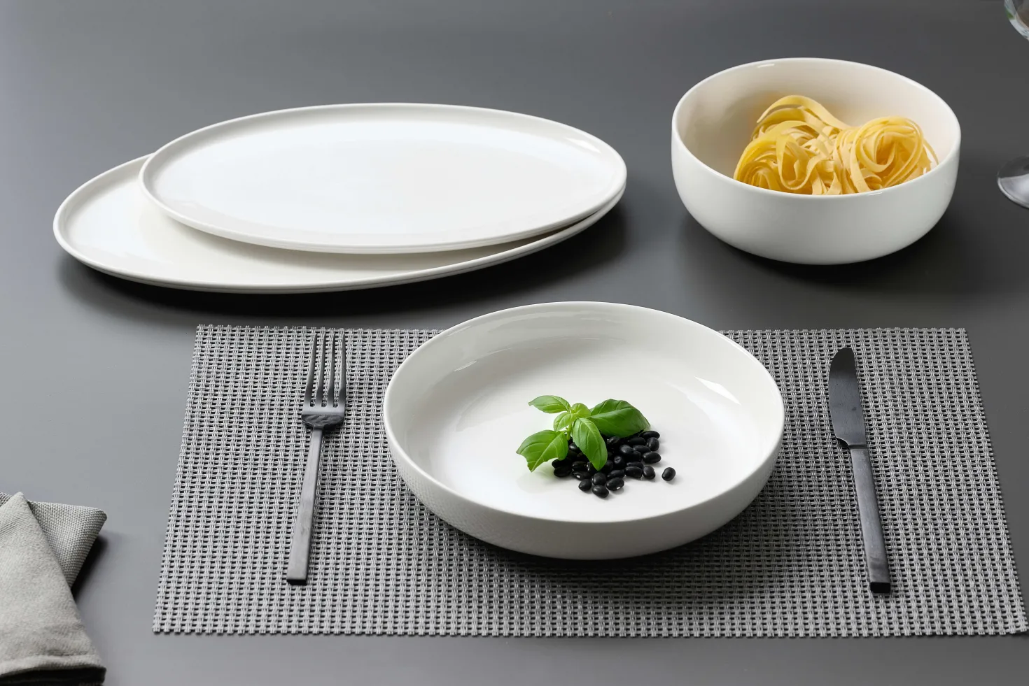 Pastaschale Skagen | 17,5 x 17,5 x 7 cm | weiss
