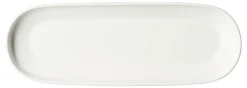 Platte Kelly | 25 x 9 cm | weiss | oval